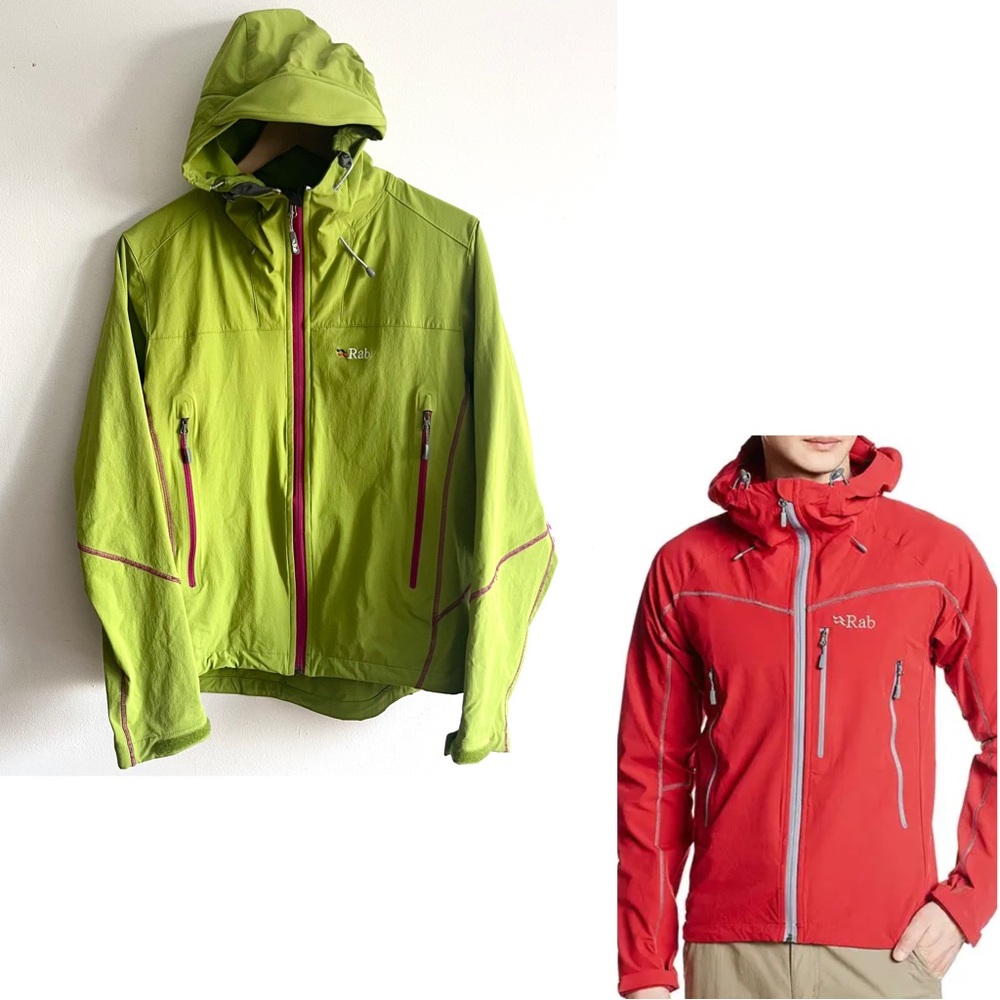 Rab Women Lightweight Hooded Jacket L Lime Green